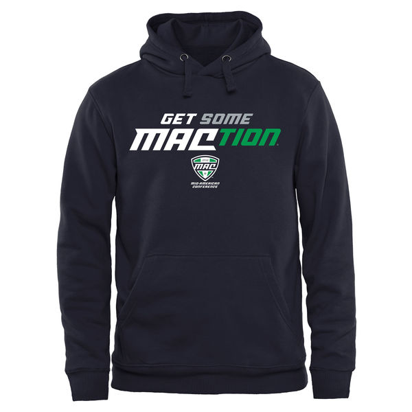 Men NCAA MAC Gear Get Some MACTION Pullover Hoodie Navy Blue->more ncaa teams->NCAA Jersey